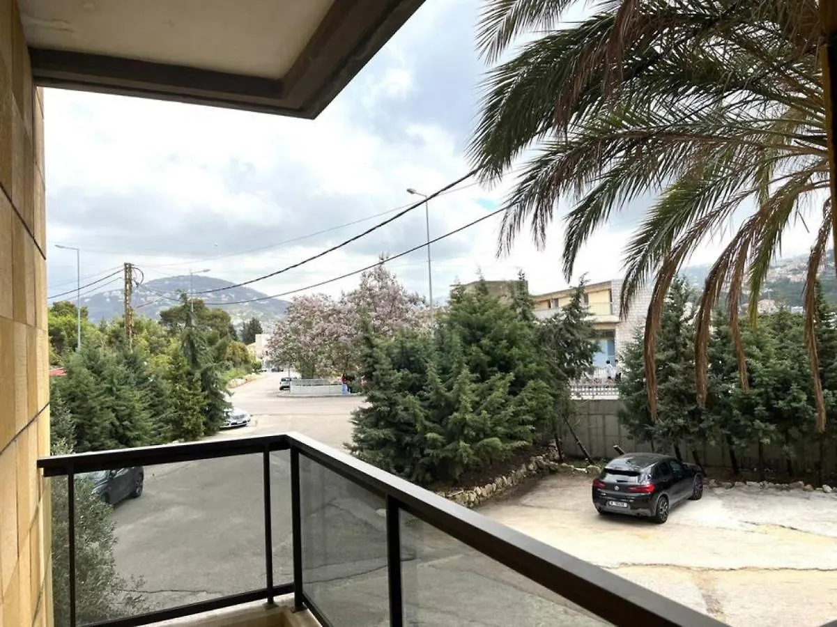 Pleasant 1Br Apt With Green Views - Jamhour Rwaysat Saoufar Apartment